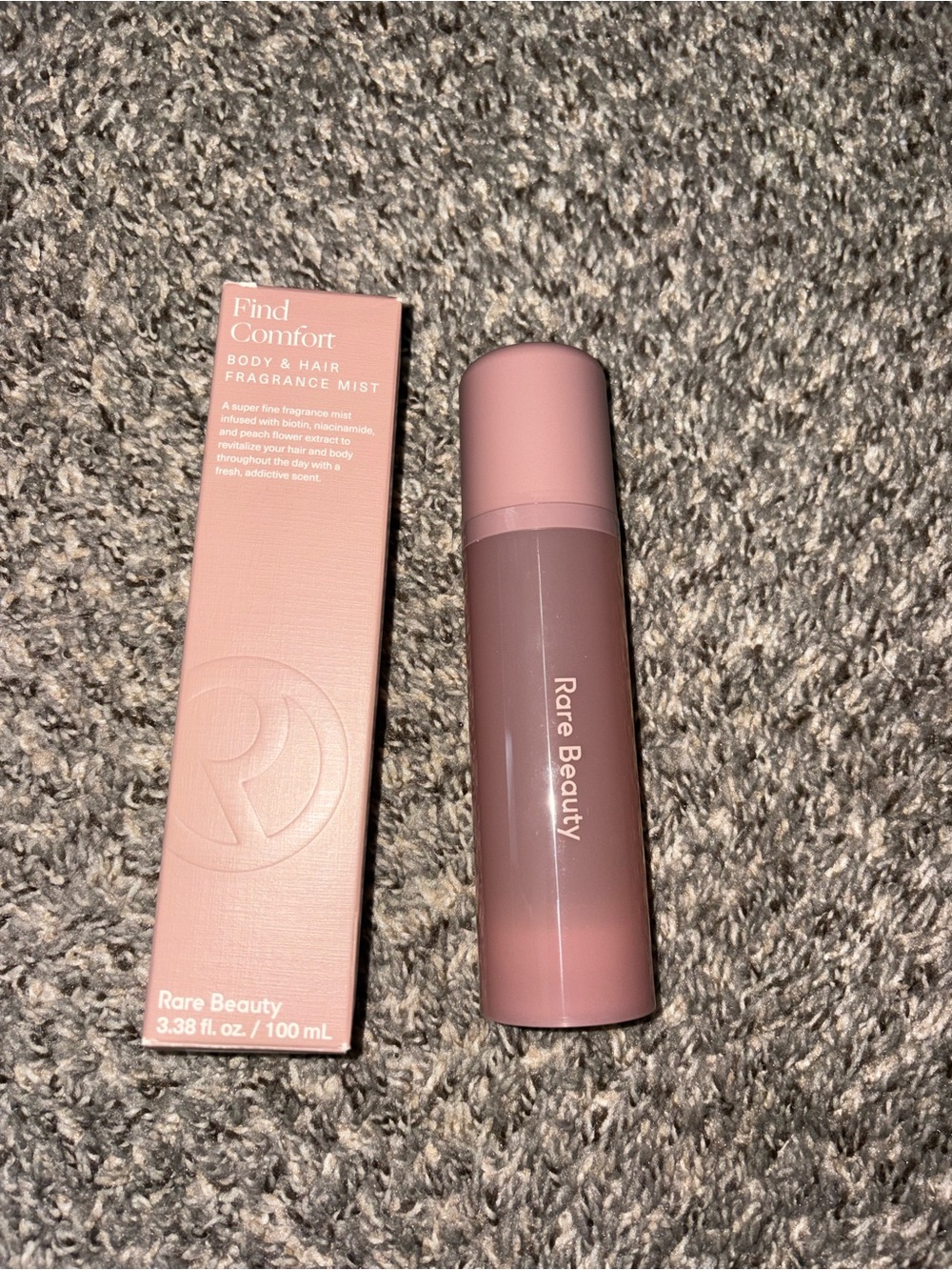 Rare Beauty Find Comfort Body & Hair Fragrance Mist — Pink